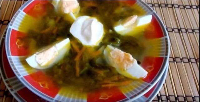 Щавель-зелёный суп