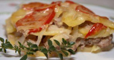 Рецепт мяса по-французски с картошкой в духовке с фото